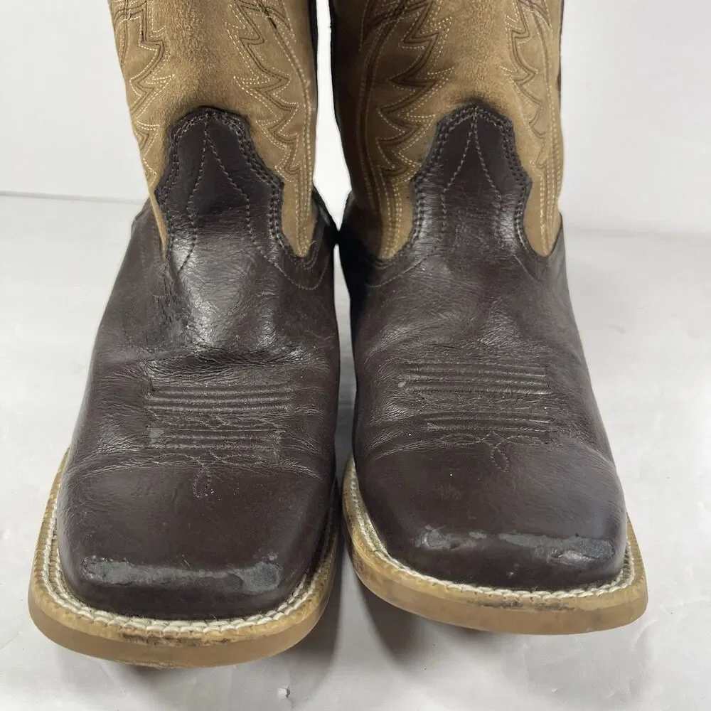 Ariat Kids Western Boots Brown Suede Style 10025169 Size 3 US / 34 EUR 4LR